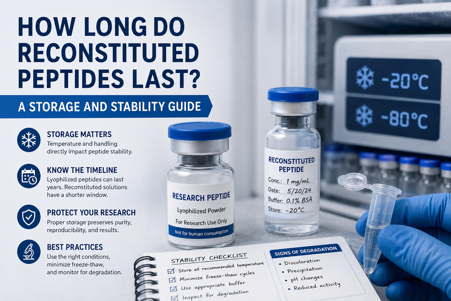 How Long Do Reconstituted Peptides Last? A Storage and Stability Guide