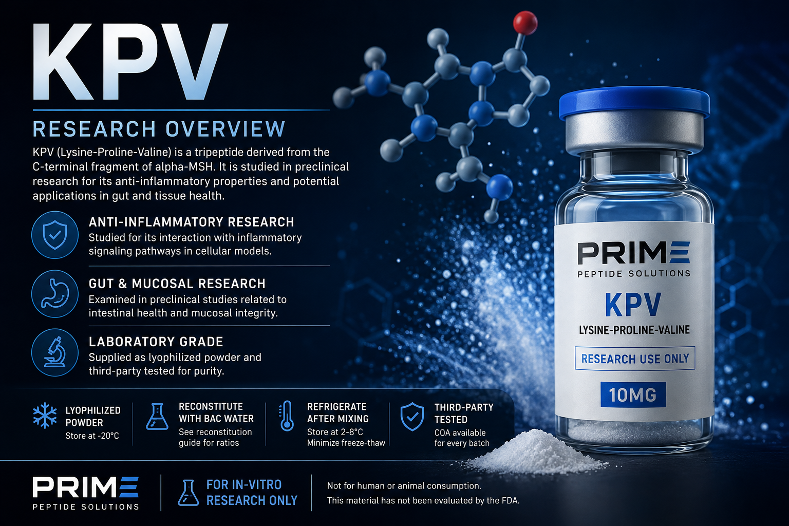 KPV: Anti-Inflammatory Tripeptide Research Overview